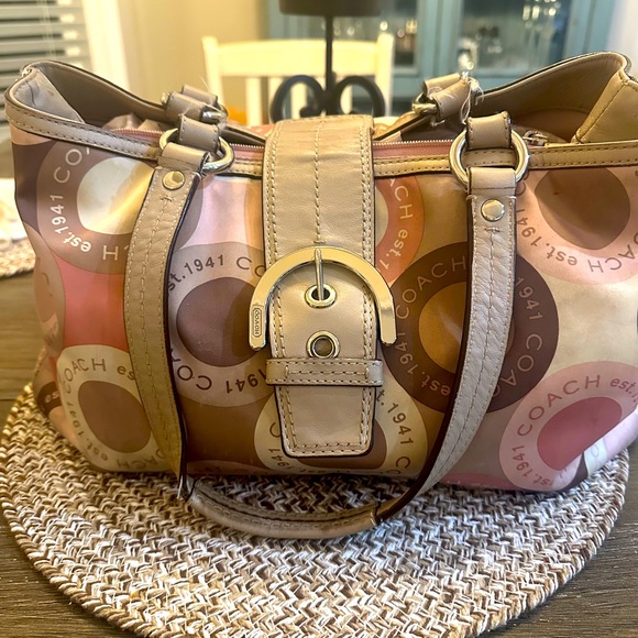 Coach Multicolor Signature Tote Bag - Picture 2 of 9